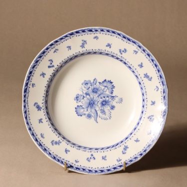 Arabia Suomen soup plate, flower, copper ornament