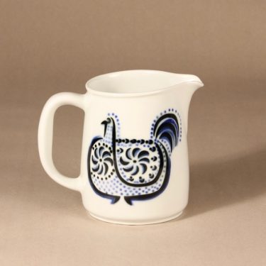 Arabia Lintu jug, 1 l, designer Birger Kaipiainen, blown decoration