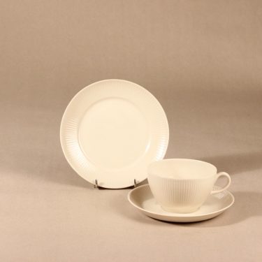 Arabia Sointu teekuppi ja lautaset, 30 cl, suunnittelija Kaj Franck, 30 cl, 30 cl