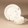 Marimekko coffee cup, saucer, plate, 2 pcs, flower theme, 2