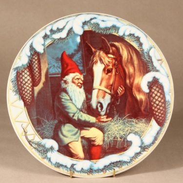 Arabia wall plate Elf and horse designer Anders Olsson