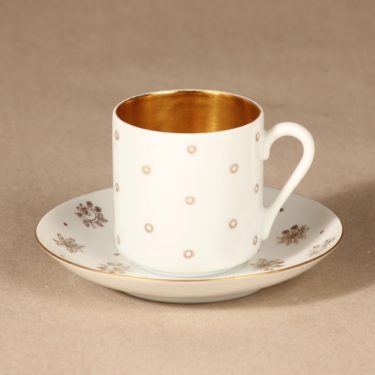 Arabia OC espresso cup, handpainted designer Esteri Tomula