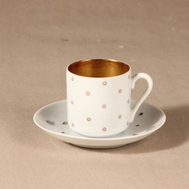 Arabia OC espresso cup, handpainted designer Esteri Tomula