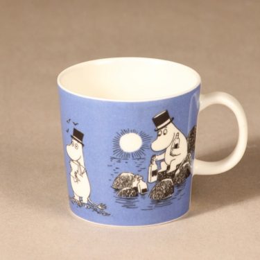 Arabia Moomin mug dark blue designer Tove Slotte
