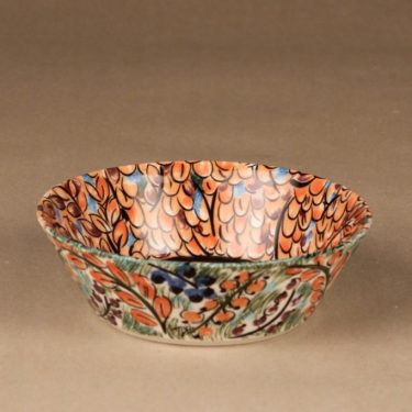 Arabia Hubertus bowl, hand-painted designer Dorrit von Fieandt