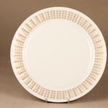 Arabia Pallas serving plate, gold designer Raija Uosikkinen
