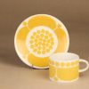 Arabia Sunnuntai tea cup, yellow designer Birger Kaipiainen 2