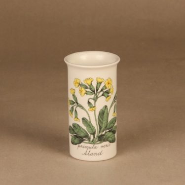 Arabia Botanica maljakko, Primula veris, suunnittelija Esteri Tomula, Primula veris, Tilaustyö, 1000 kpl