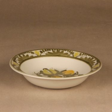 Arabia PW soup plate, hand-painted designer Raija Uosikkinen