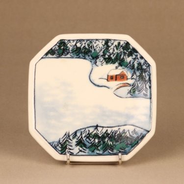 Arabia wall plate Winter, limited edition designer Heljä Liukko-Sundström