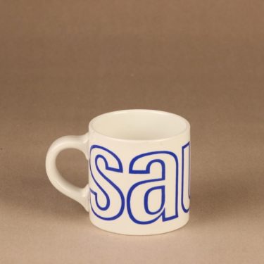Arabia Sauna mug, blue 4.5 dl designer Gunvor Olin-Grönqvist