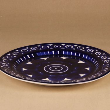 Arabia Valencia serving plate, hand-painted designer Ulla Procope