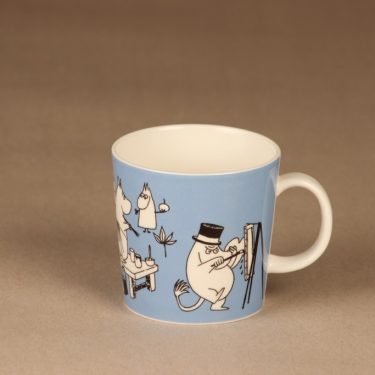 Arabia Muumi mug blue designer Tove Slotte-Elevant
