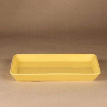 Arabia Teema platter, yellow, designer Kaj Franck