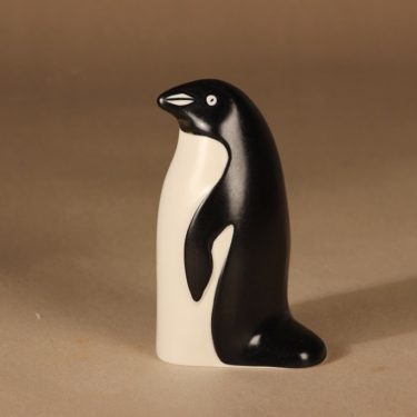 Arabia Pingviini figuuri, signeerattu, suunnittelija Lillemor Mannerheim-Klingspor, signeerattu, WWF, pingviini