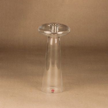 Iittala Atlas candle holder/vase clear designer Harri Koskinen