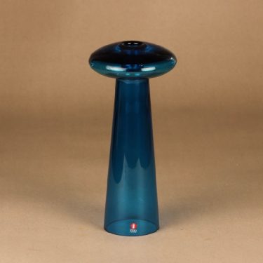 Iittala Atlas candle holder/vase turquoise designer Harri Koskinen