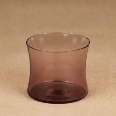 Iittala i-104 glass, lilac designer Timo Sarpaneva