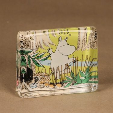 Iittala glass card Happy Moomin troll designer Tove Slotte-Elevant