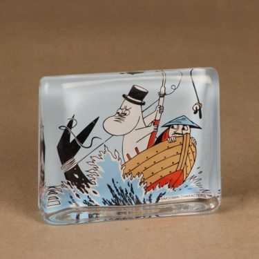 Iittala glass card Moomin Pappa and Sea designer Tove Slotte-Elevant
