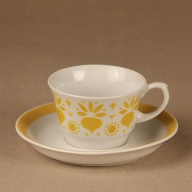 Arabia Retikka coffee cup, blow decorative designer Hilkka-Liisa Ahola