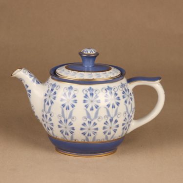 Arabia Sinikka coffee/teapot hand-painted