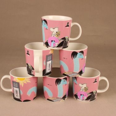 Arabia Moomin special mug Keep water clean 2015 6 pcs designer Tove Slotte-Elevant