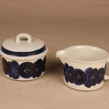 Arabia Anemone sugar bowl and creamer designer Ulla Procope