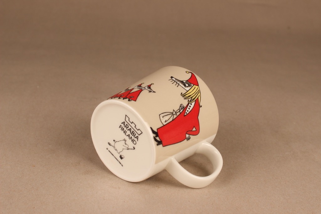 Arabia Muumi muumimuki, Vilijonkka, suunnittelija Tove Jansson/Tove Slotte-Elevant, Vilijonkka, muumimuki, muumi kuva 3