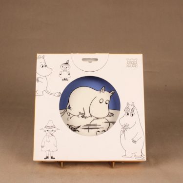 Arabia Moomin plate Moomintroll, two-sided designer  Tove Jansson/Tove Slotte-Elevant