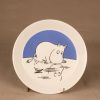 Arabia Moomin plate Moomintroll, two-sided designer  Tove Jansson/Tove Slotte-Elevant 3