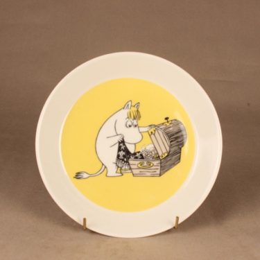 Arabia Moomin plate Snorkmaiden, two-sided designer  Tove Jansson/Tove Slotte-Elevant
