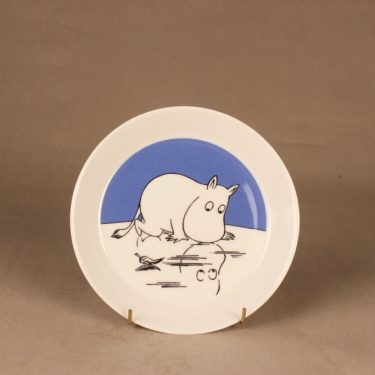 Arabia Moomin plate Moomintroll, two-sided designer  Tove Jansson/Tove Slotte-Elevant