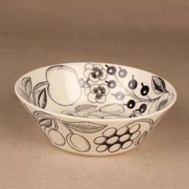 Arabia Paratiisi bowl, black-white designer Birger Kaipiainen