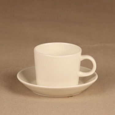 Arabia Teema kahvikuppi, valkoinen, suunnittelija Kaj Franck,