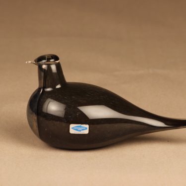Nuutajärvi bird Snipe, limited edition designer Oiva Toikka