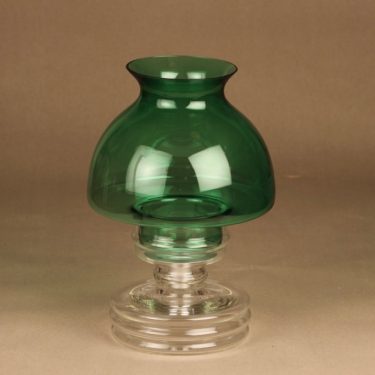 Riihimäen lasi Apollo candle lantern green designer Nanny Still