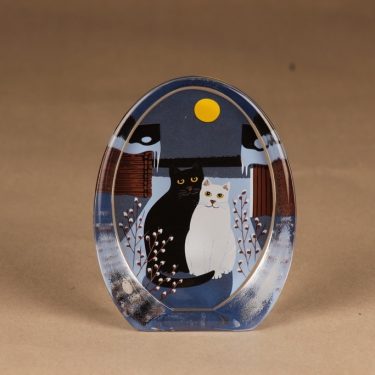Iittala glass card Two in the moonlight designer Martti Lehto
