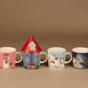 Arabia Teema Moomin mugs 4 pcs set 6 designer Tove Jansson