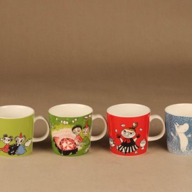 Arabia Teema Moomin mugs 4 pcs set 9 designer Tove Jansson