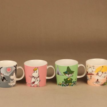Arabia Teema Moomin mugs 4 pcs set 10 designer Tove Jansson