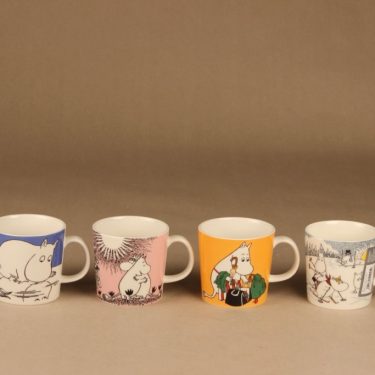 Arabia Teema Moomin mugs 4 pcs set 11 designer Tove Jansson