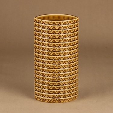 Arabia Harlekin vase, light brown designer Kaarina Aho
