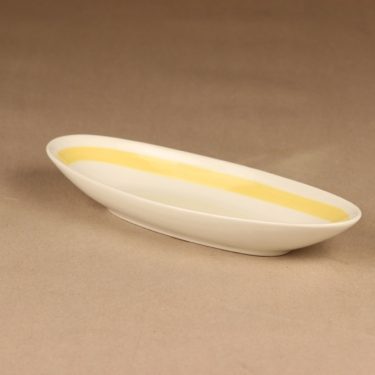 Arabia Yellow-white herring plate designer Kurt Ekholm