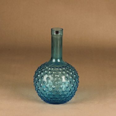 Nuutajärvi carafe, turquoise designer unknow
