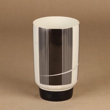 Arabia maljakko, mustavalkoinen, suunnittelija ,