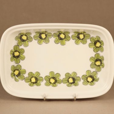 Arabia Primavera kulho, vihreä, suunnittelija Esteri Tomula, kukka, retro
