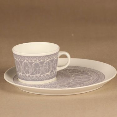 Arabia Susan cup and breakfast plate, TV-set 1960 designer Gunvor Olin-Grönqvist