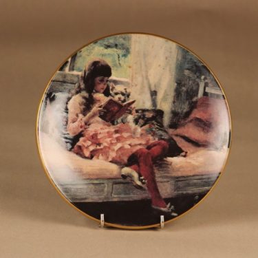 Arabia wall plate Good Friends designer Albert Edelfelt