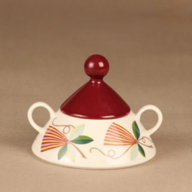 Arabia Harlekin Carneval sugar bowl designer Inkeri Leivo